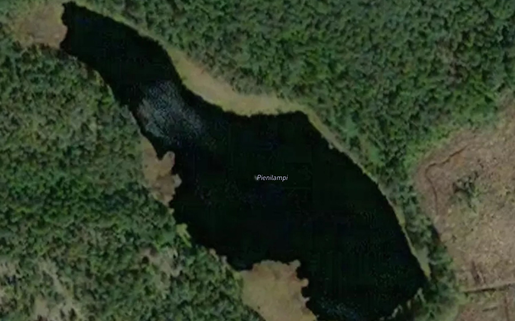 Satellite map of the Pienilampi