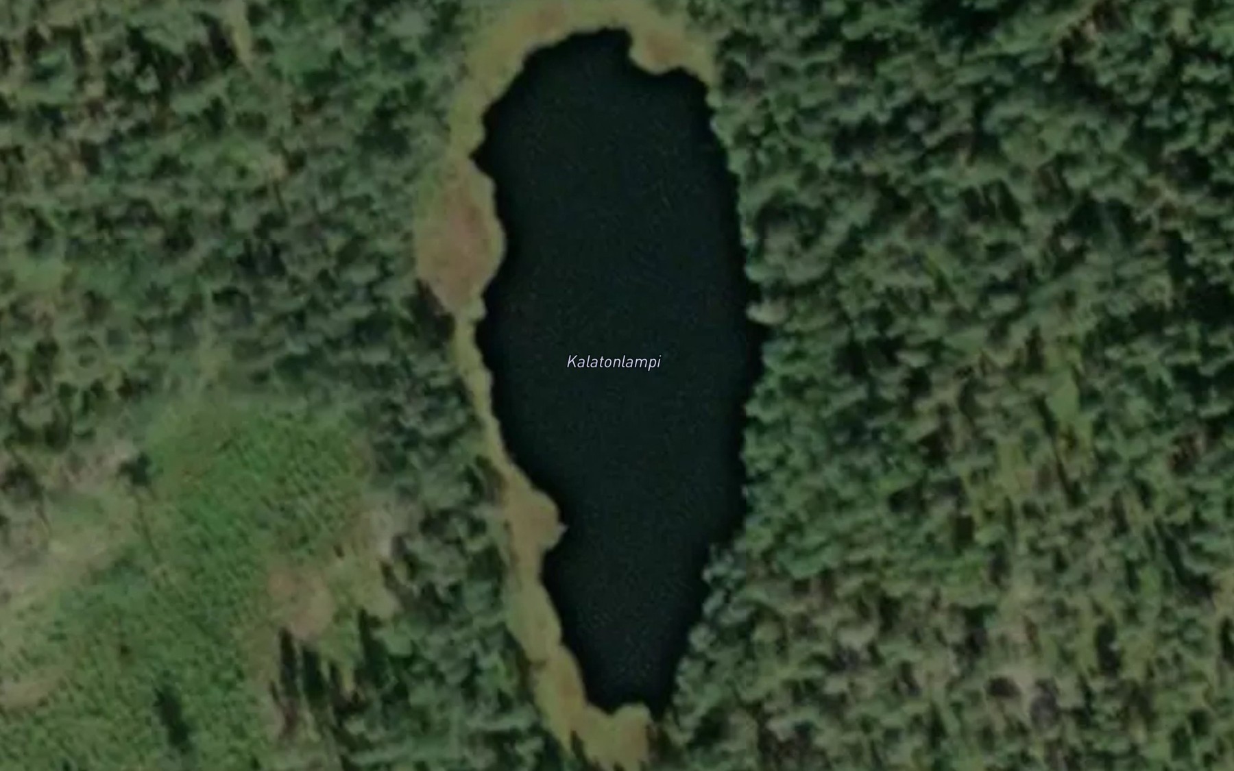 Satellite map of the Kalatonlampi