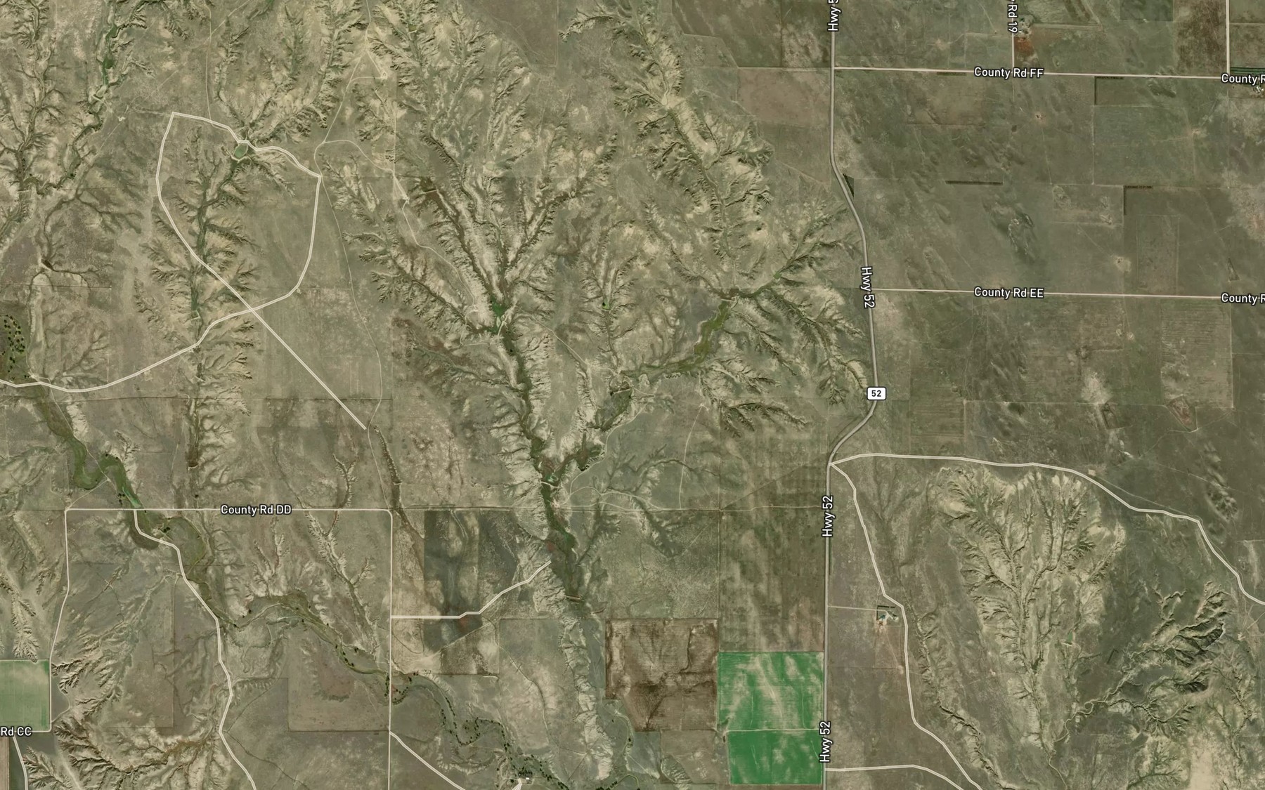 Satellite map of the East Prong Spring