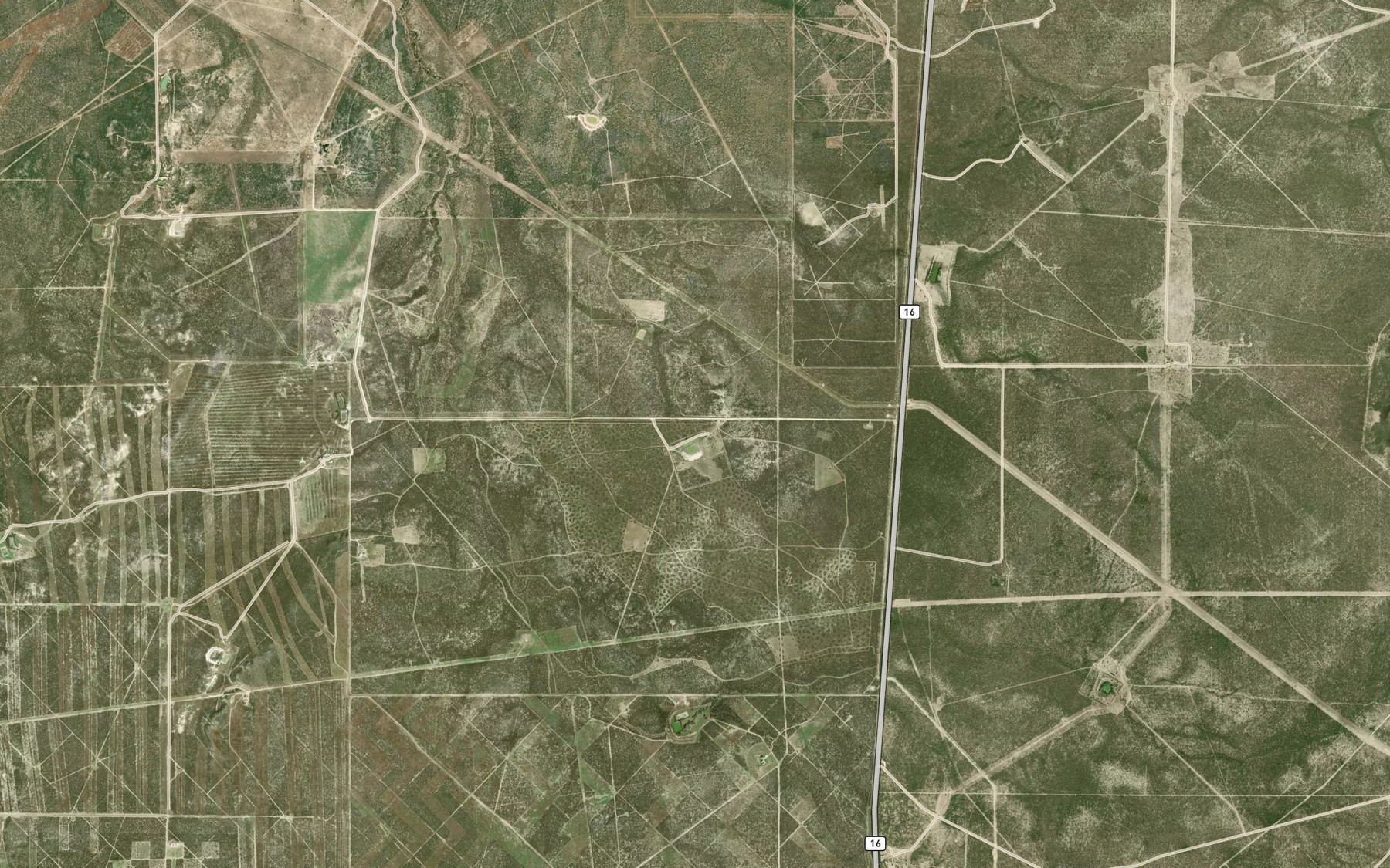 Satellite map of the Walker Lake