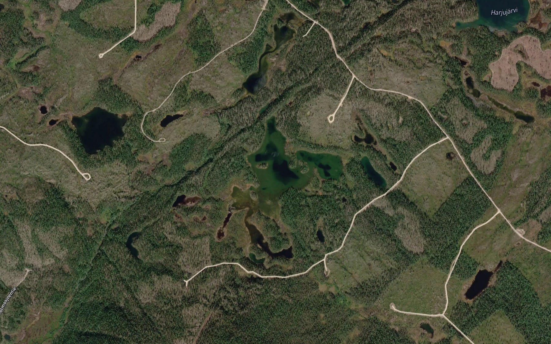 Satellite map of the Ruahujavri