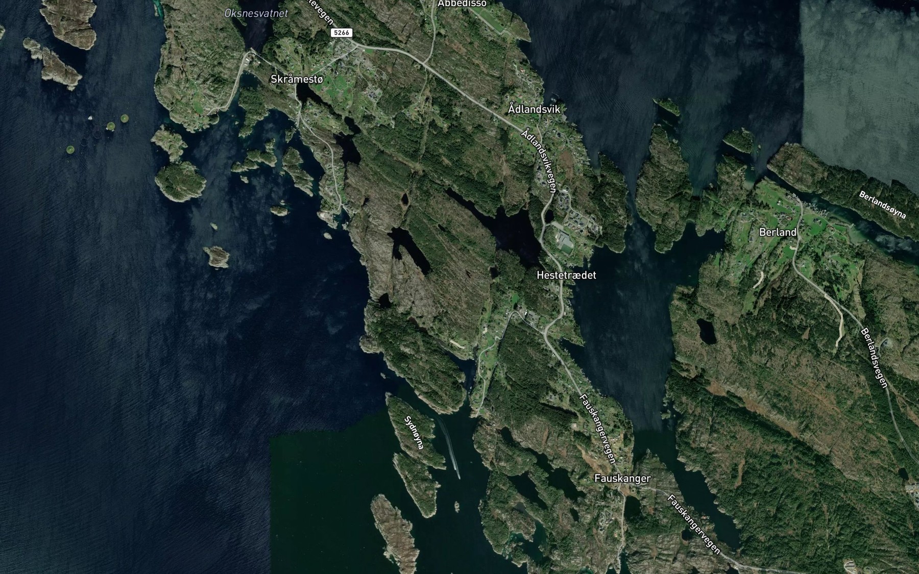 Satellite map of the Stoletjorna