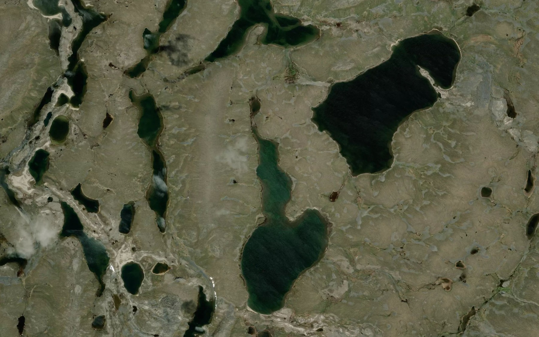 Satellite map of the Lacs Iqaluit