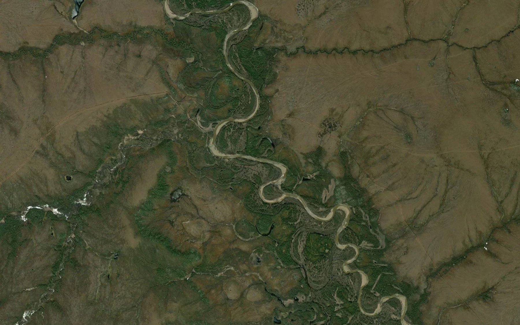 Satellite map of the Gadatel'nyy