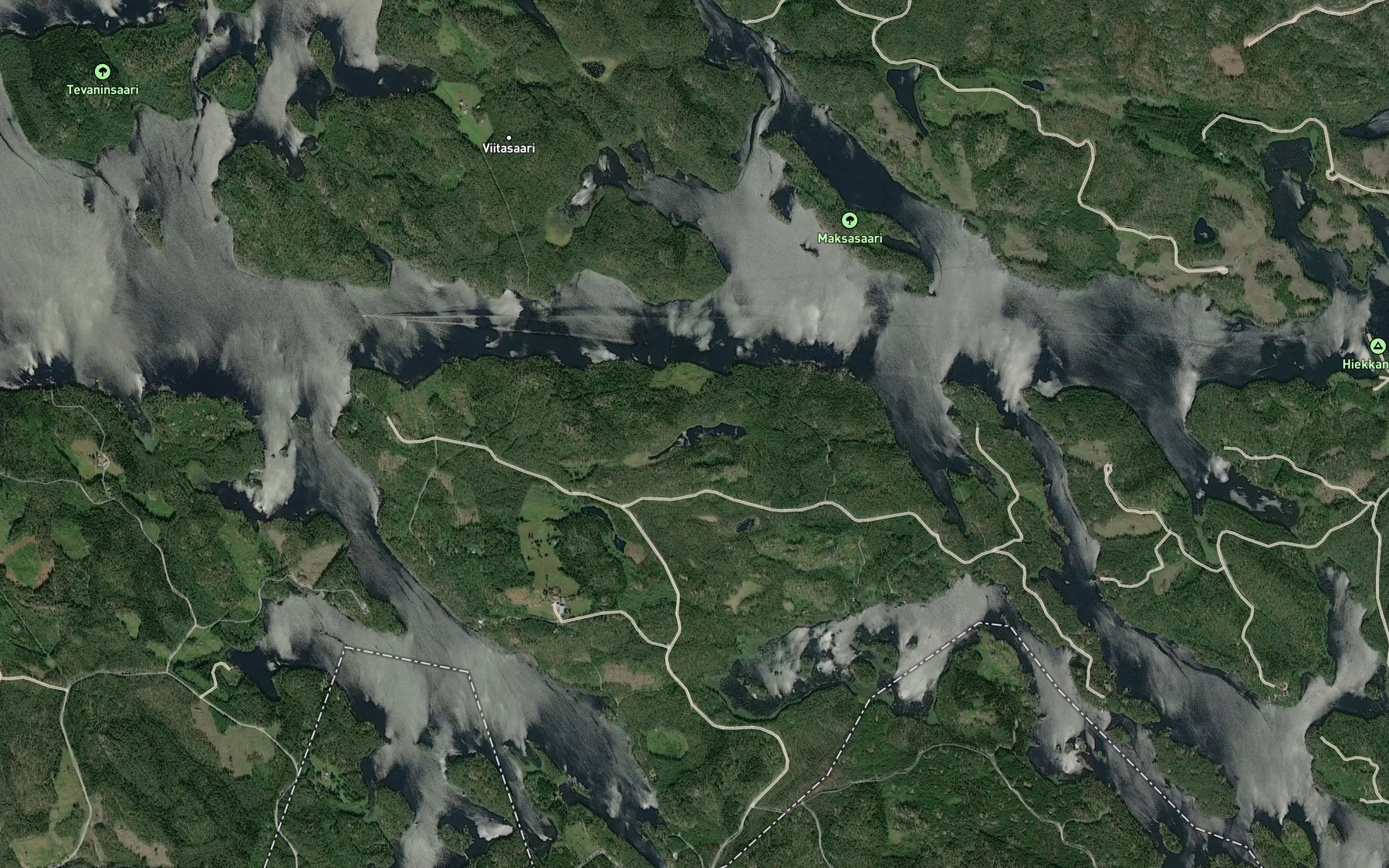Satellite map of the Laihajarvi