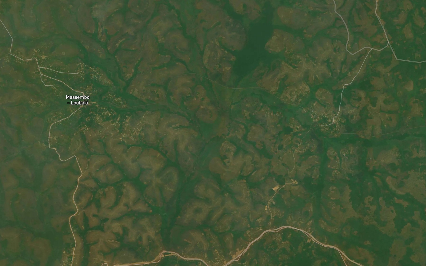 Satellite map of the Moutoubou