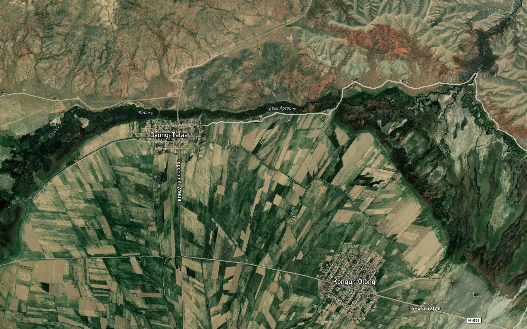 Satellite map of the Kongurleng