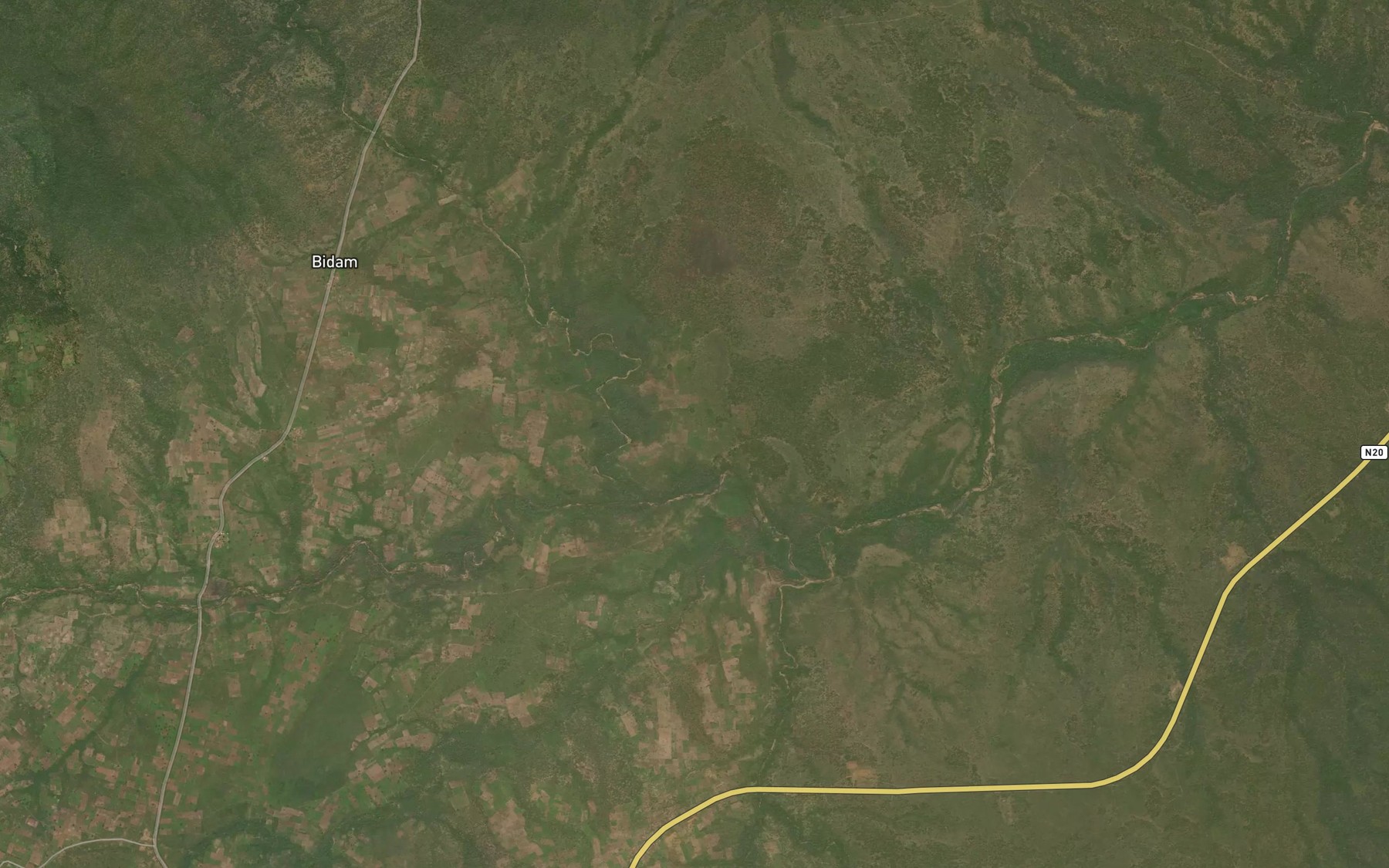Satellite map of the Eri