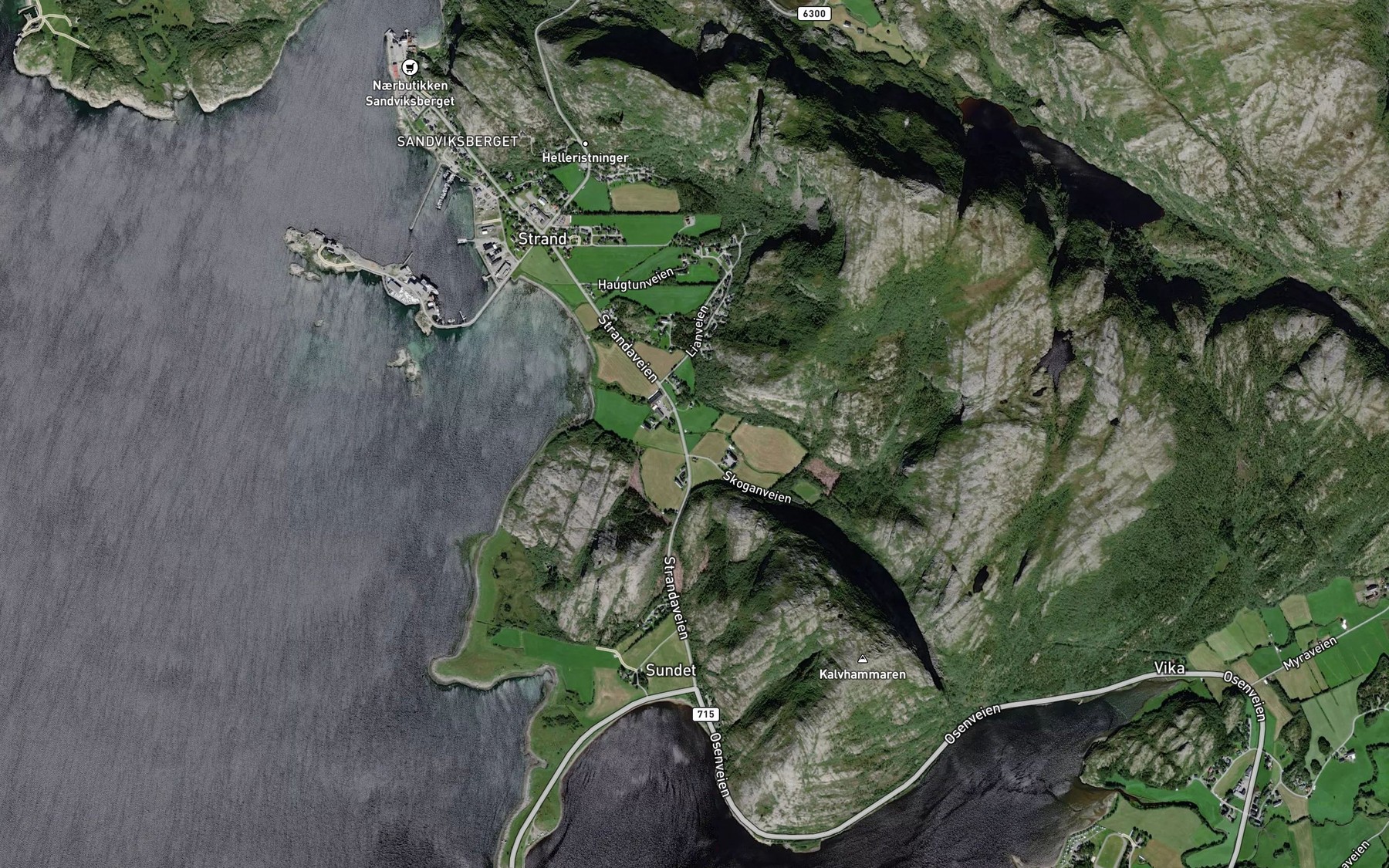 Satellite map of the Reinvassbekken
