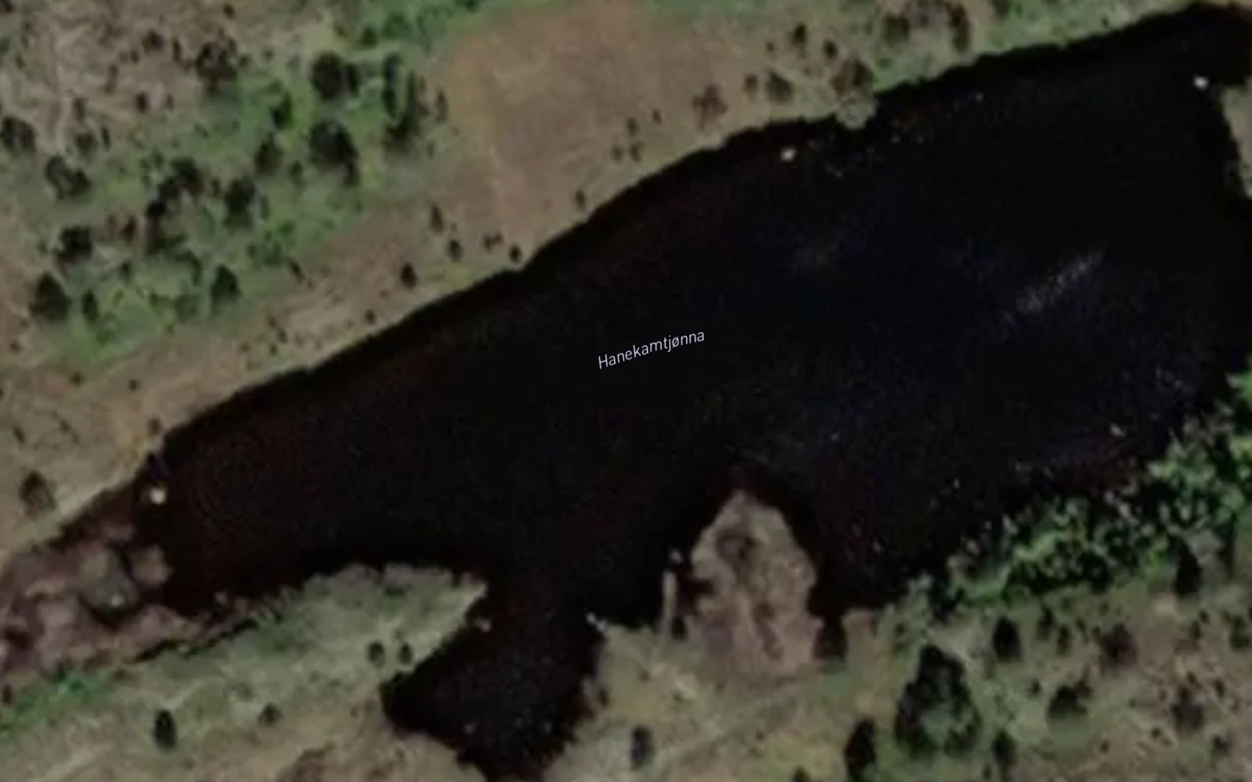 Satellite map of the Hanekamtjonna