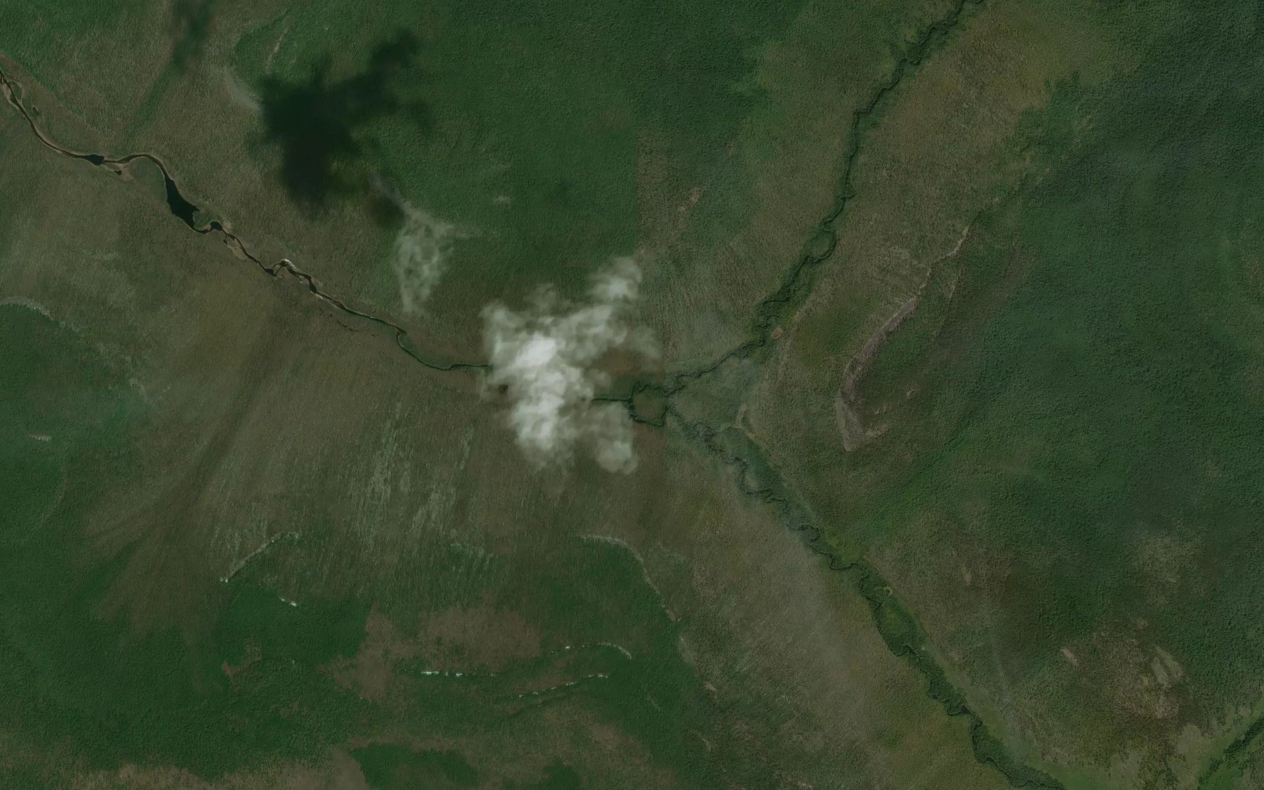 Satellite map of the Turakhtakh