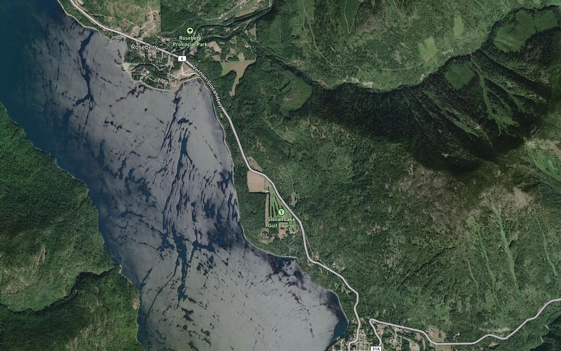 Satellite map of the Tryon Creek