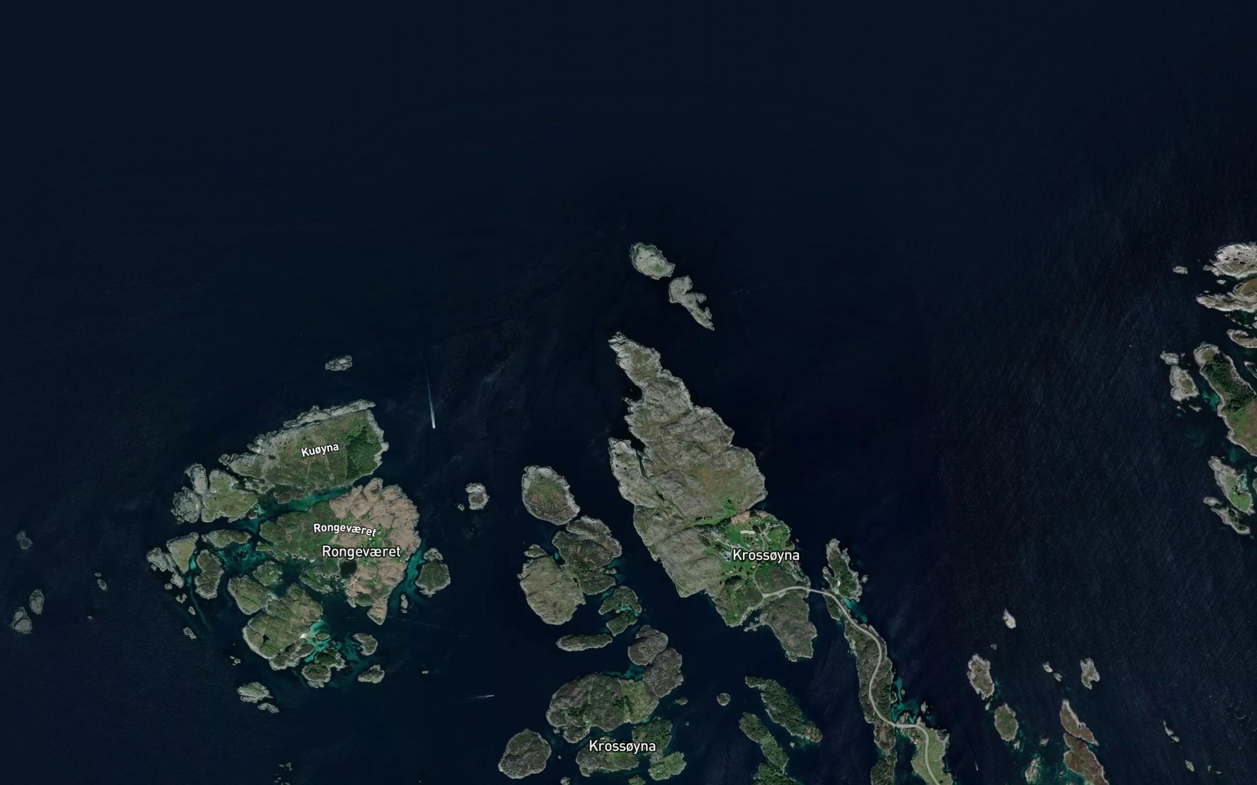 Satellite map of the Stokkeviki