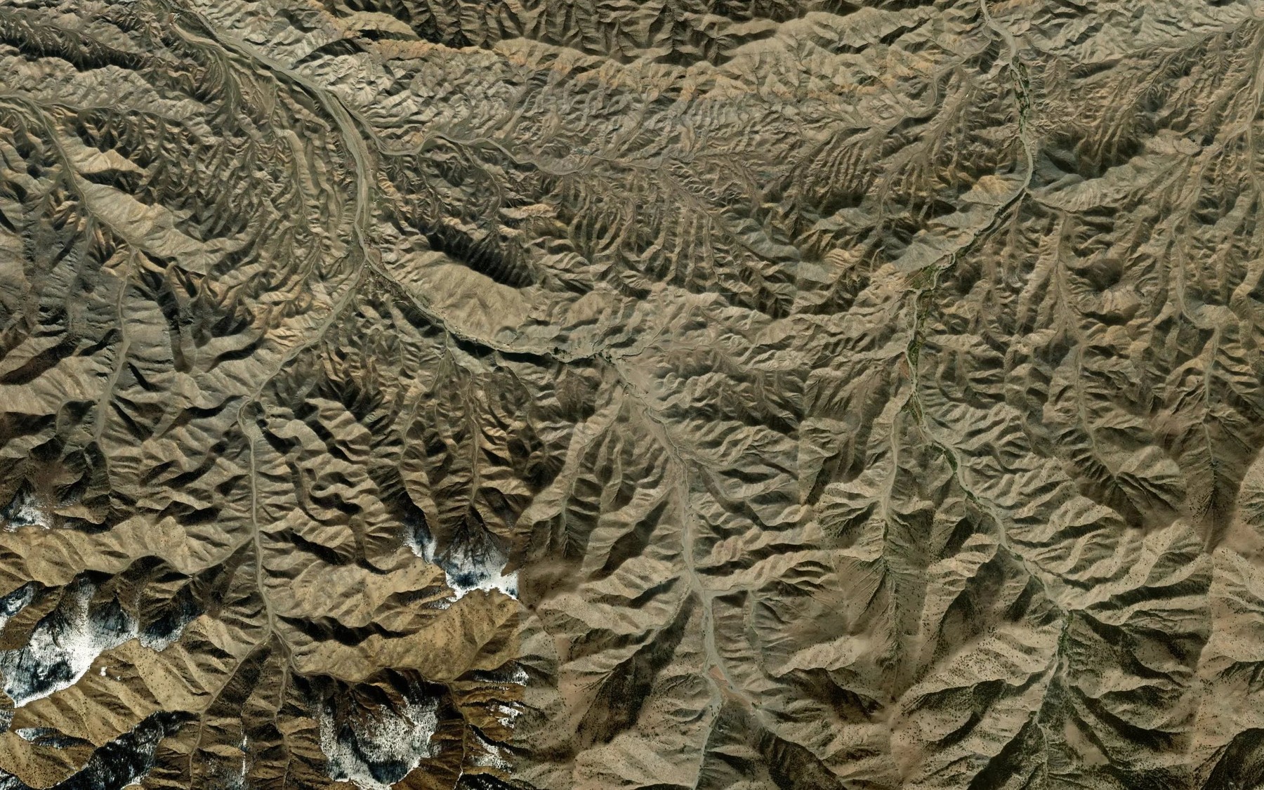 Satellite map of the Kuchor