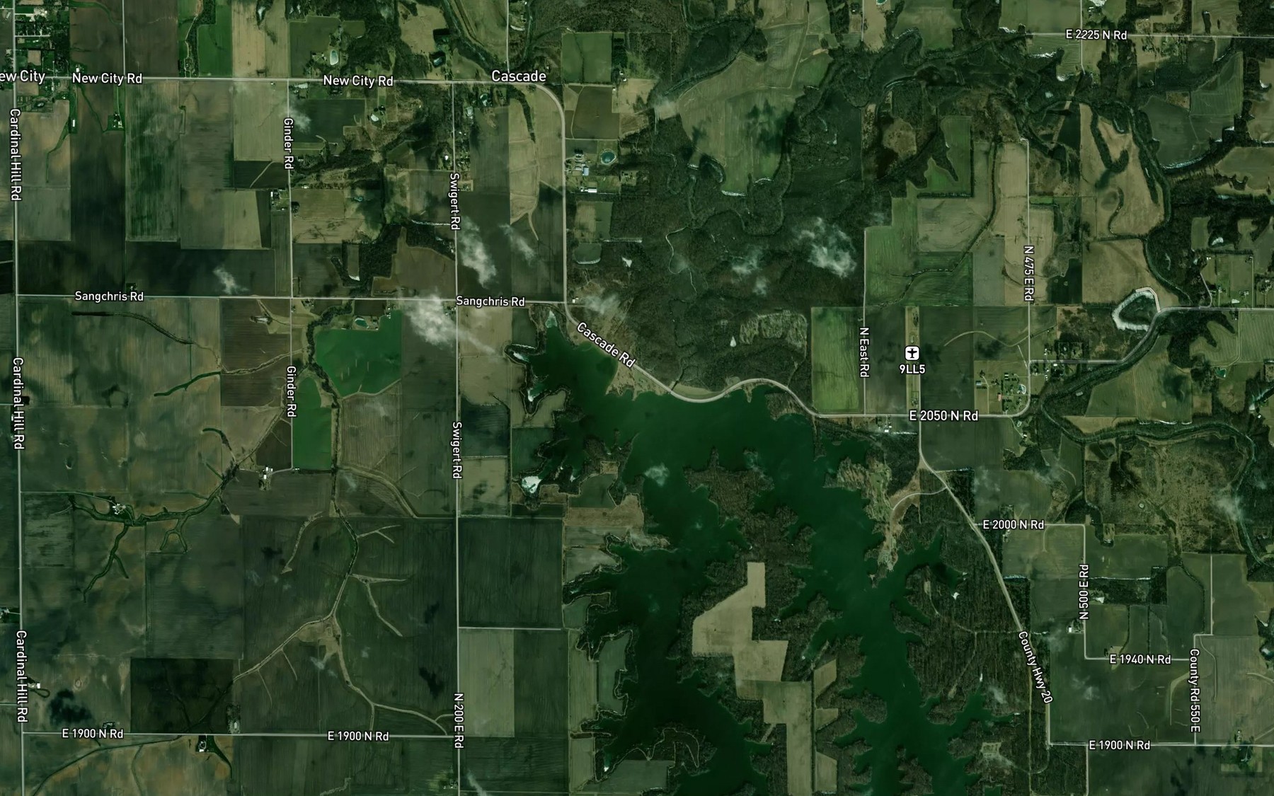 Satellite map of the Spot 2
