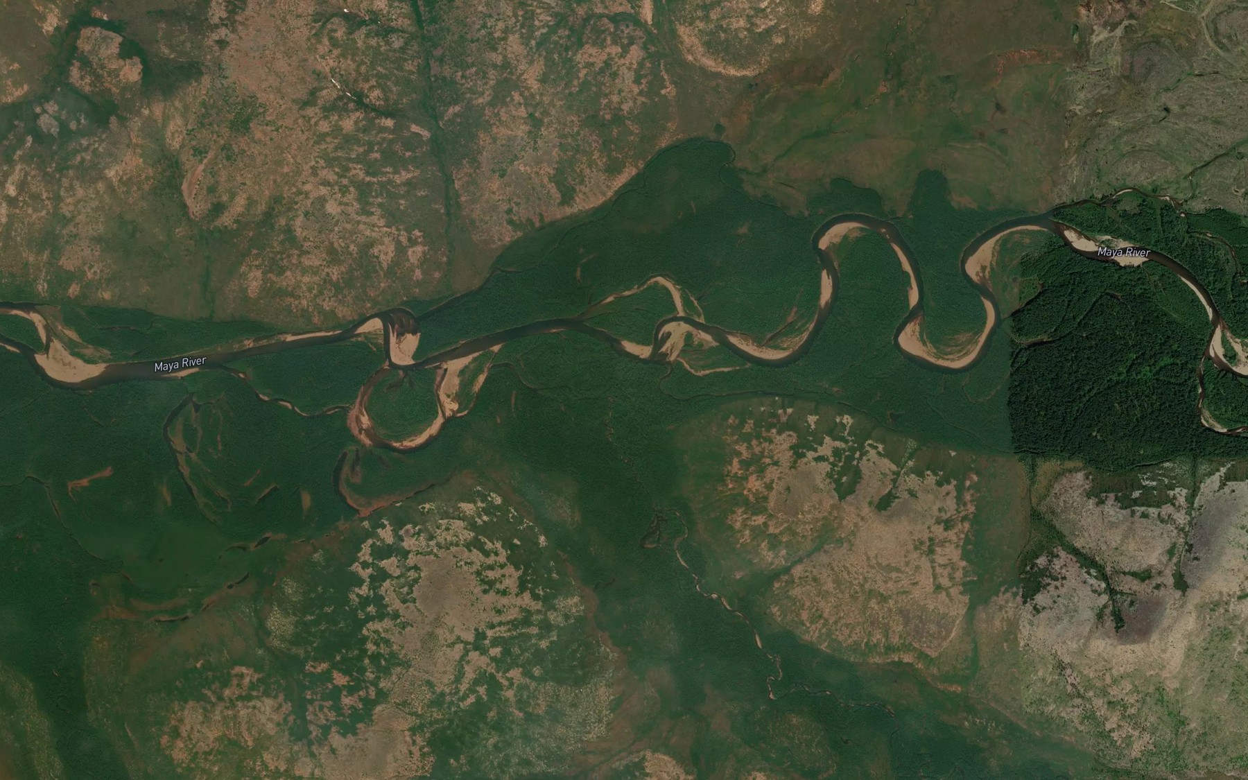 Satellite map of the Moldakit