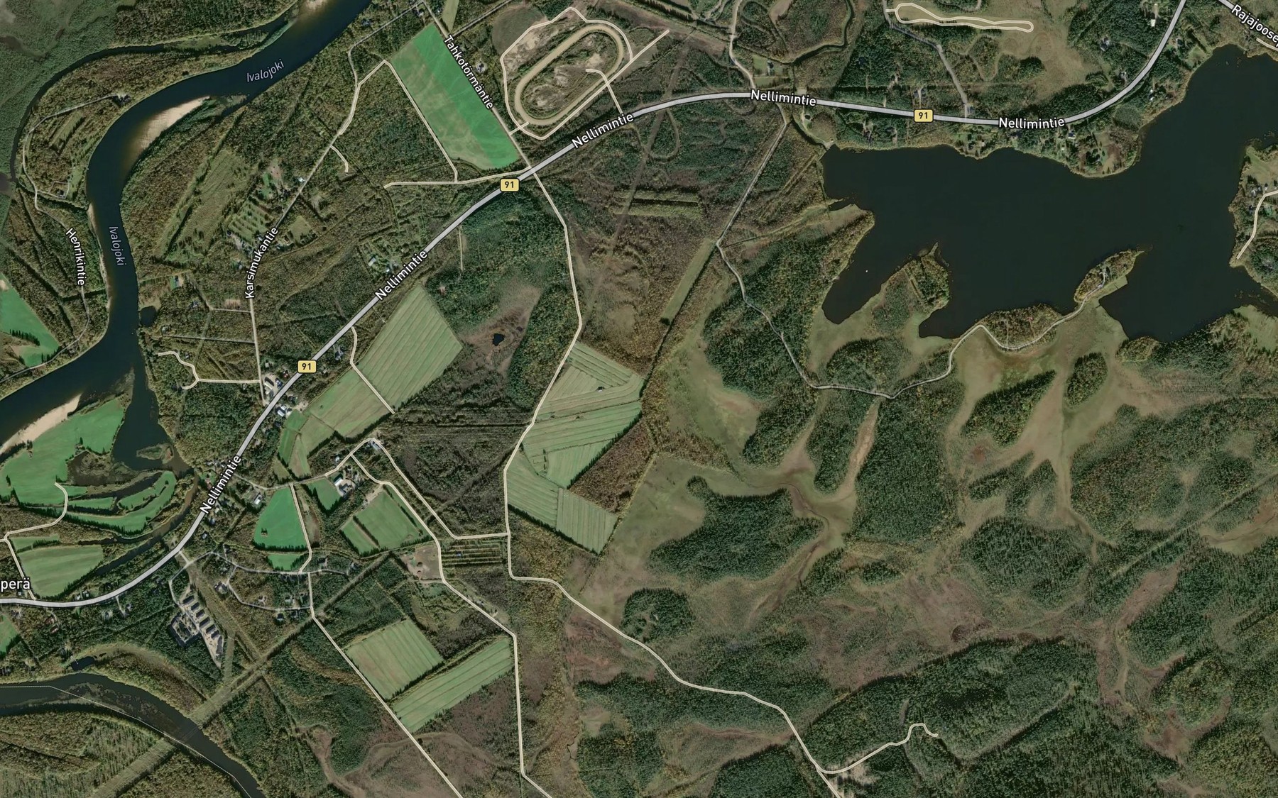 Satellite map of the Maunuoja