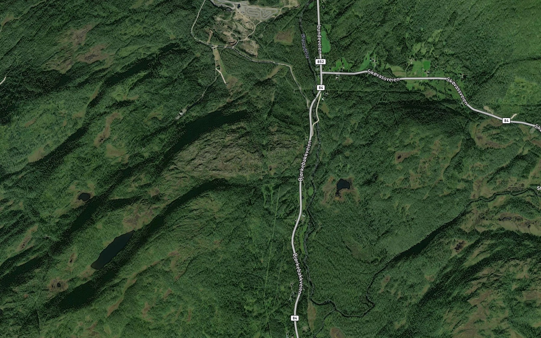 Satellite map of the Stuggetjonna