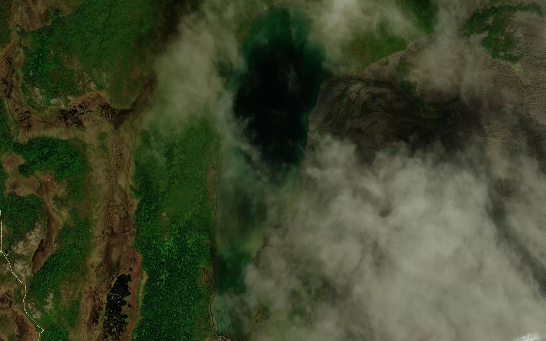 Satellite map of the Gielasjavri