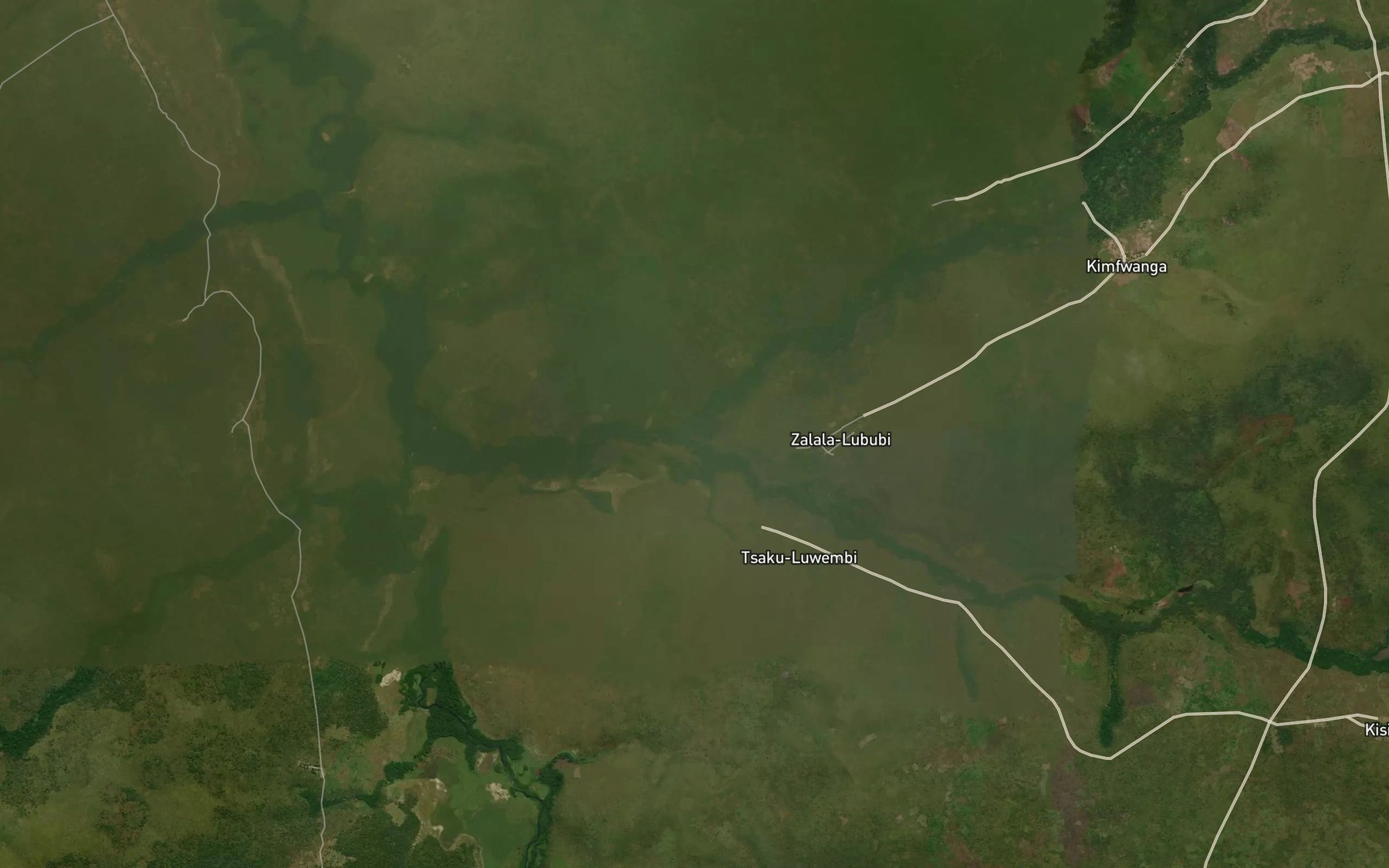 Satellite map of the Luembe