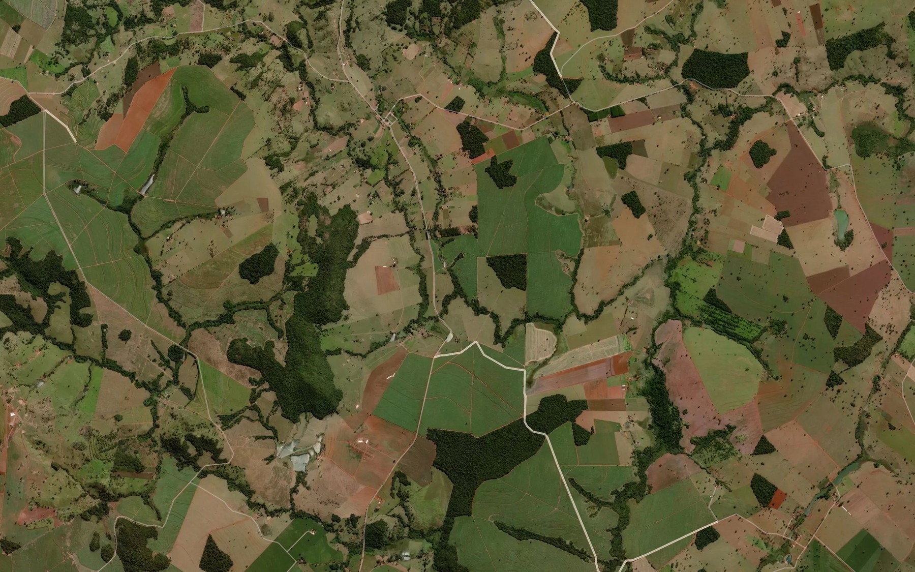 Satellite map of the Corrego do Mamoeiro