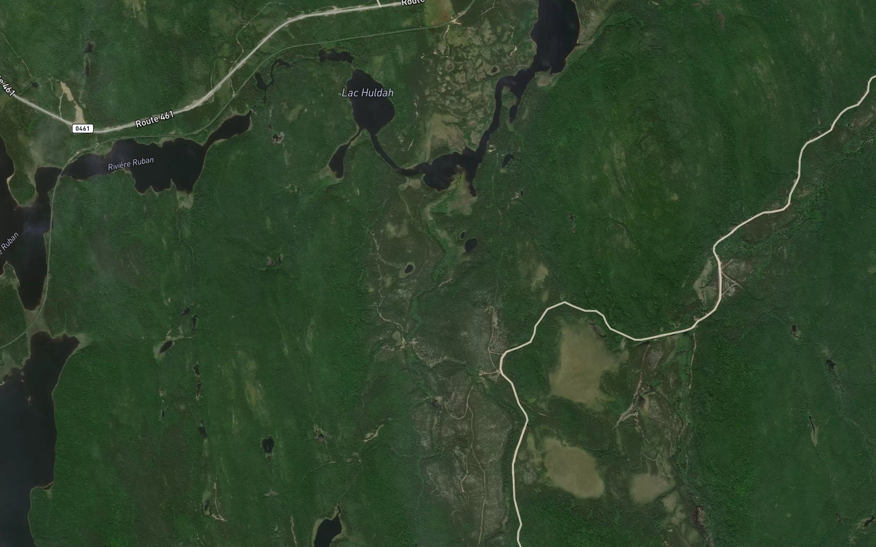 Satellite map of the Ruisseau a l'Ours