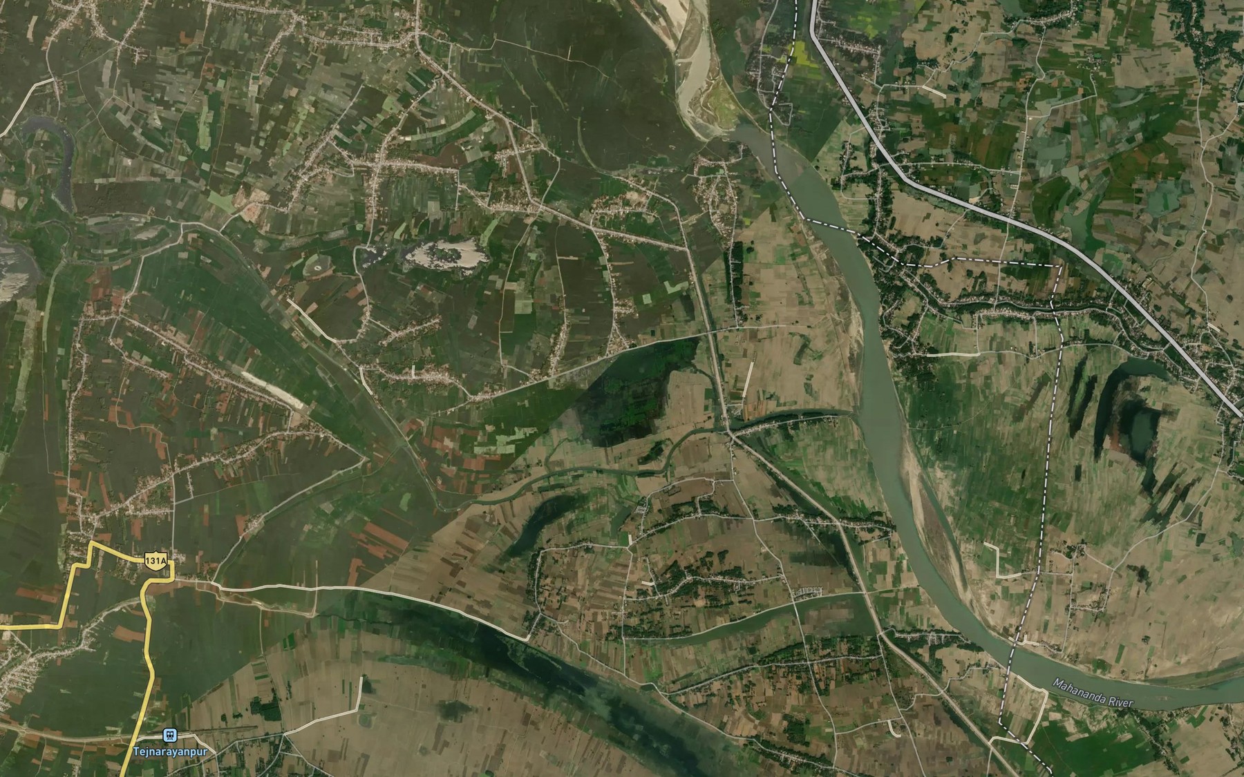 Satellite map of the Kabutra