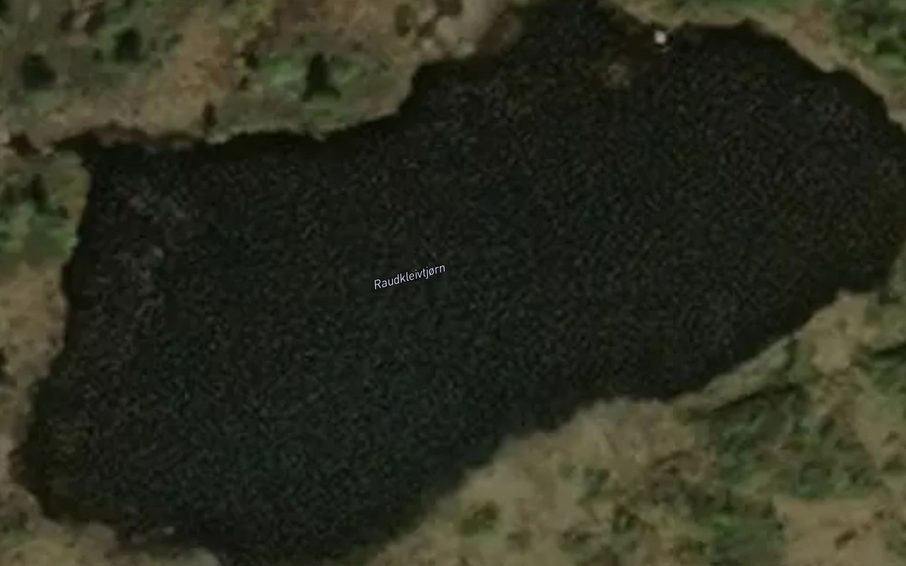Satellite map of the Raudkleivtjorn