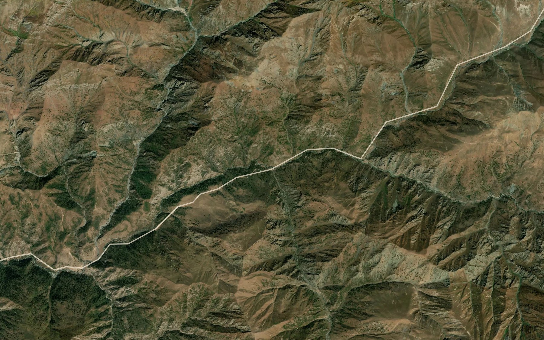 Satellite map of the Sandyk