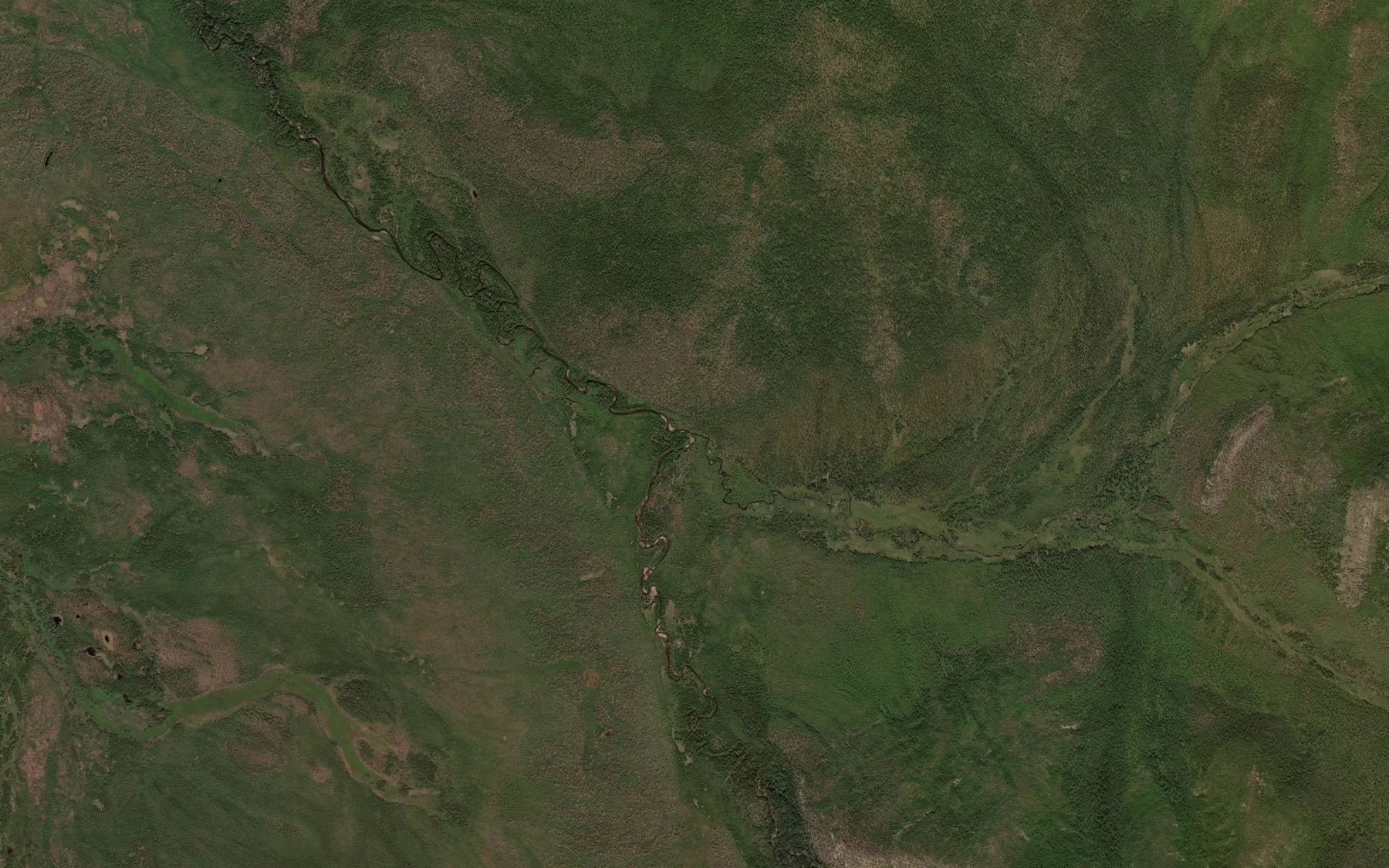 Satellite map of the El'ga Pervaya