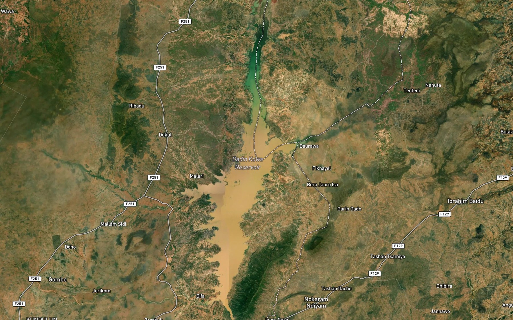 Satellite map of the Shopajauli