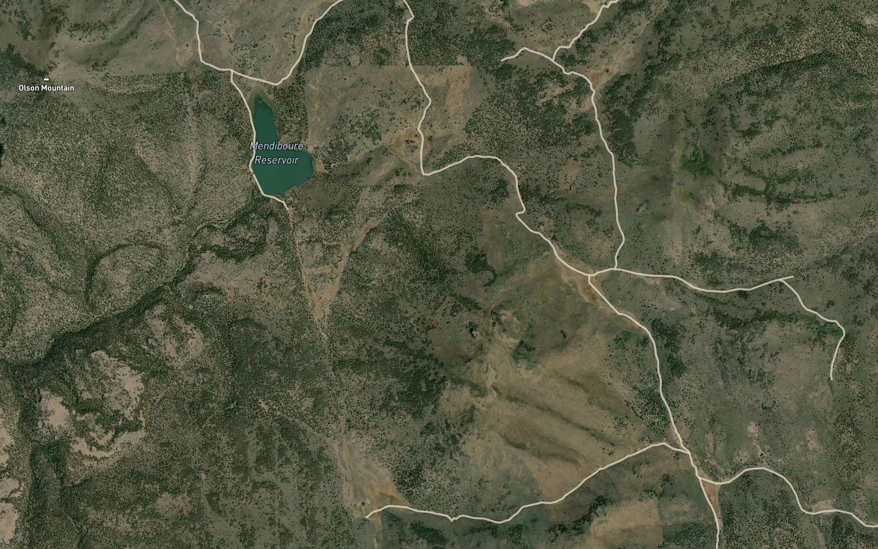 Satellite map of the Lanning Spring
