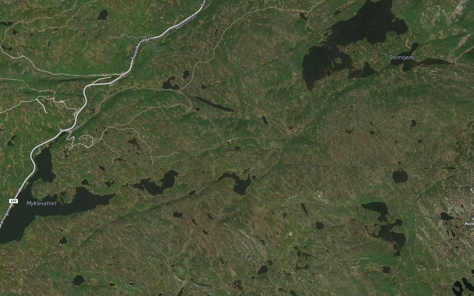 Satellite map of the Knutstjorn