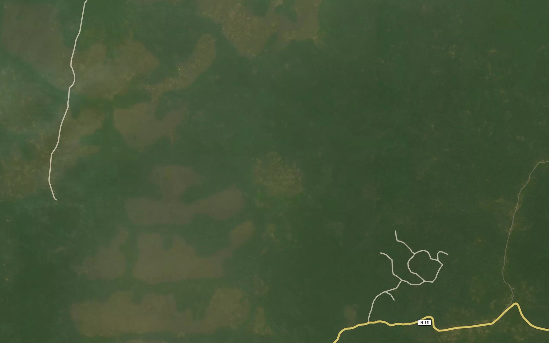Satellite map of the Odanda