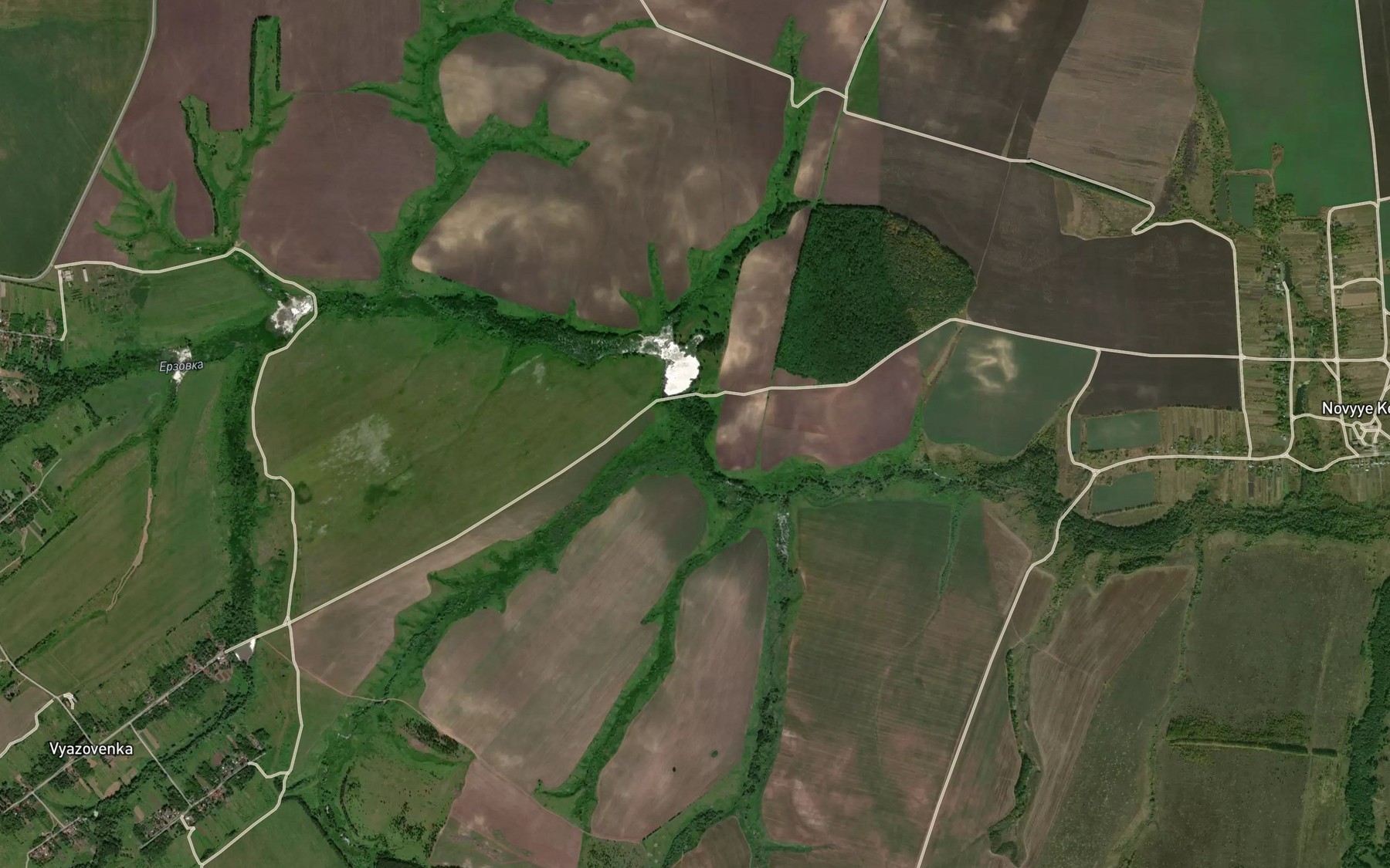 Satellite map of the Yerzovka