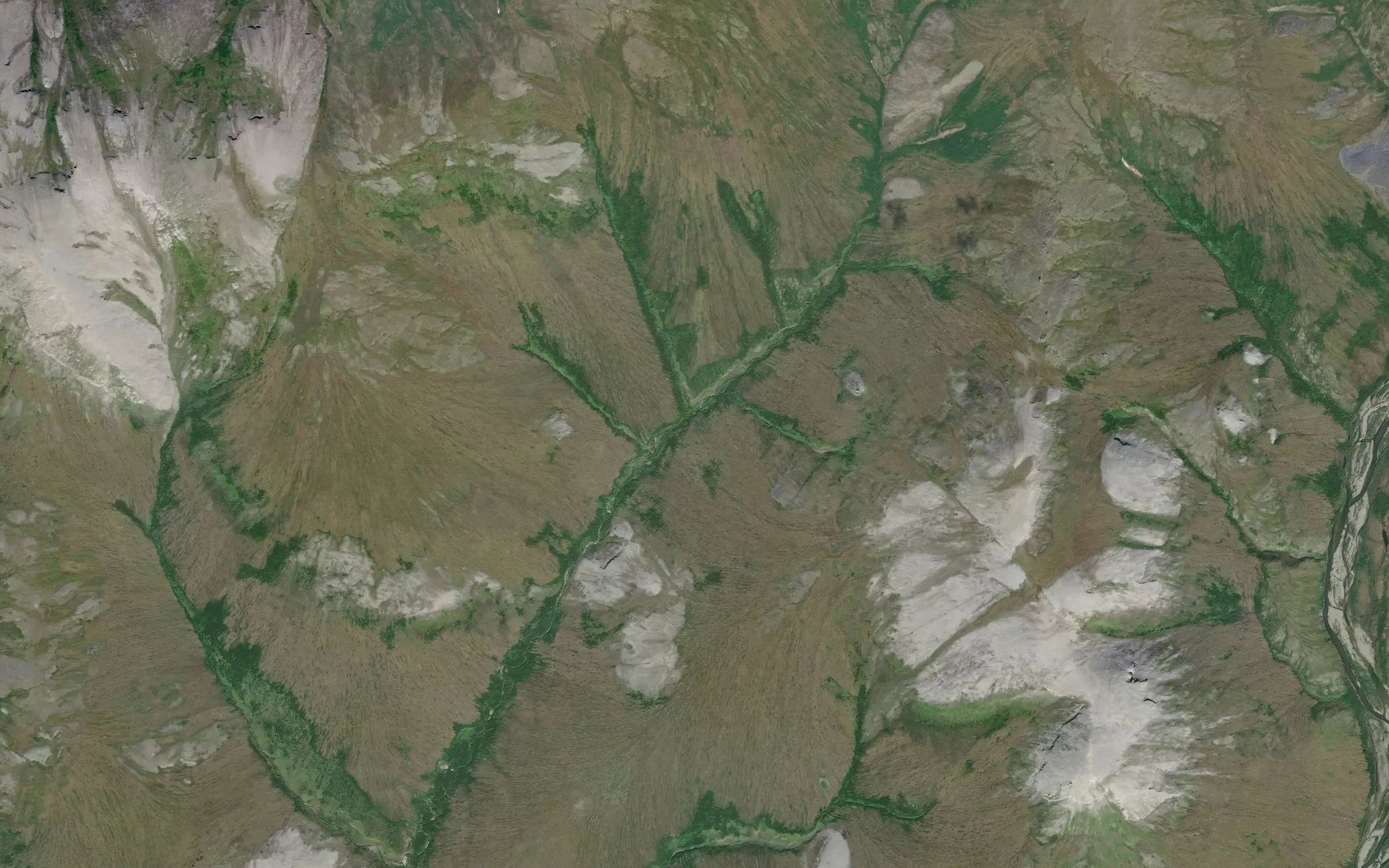 Satellite map of the Sapphire Creek