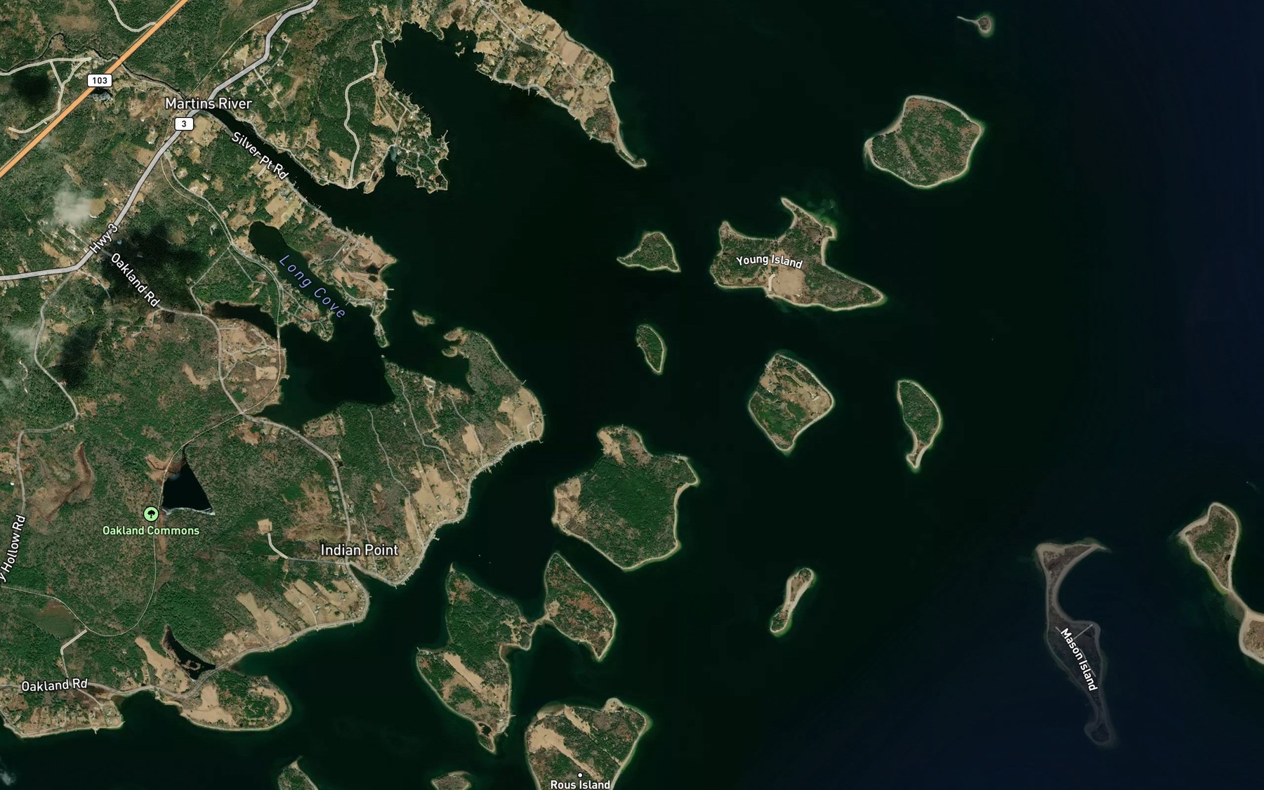 Satellite map of the Ernst Gut