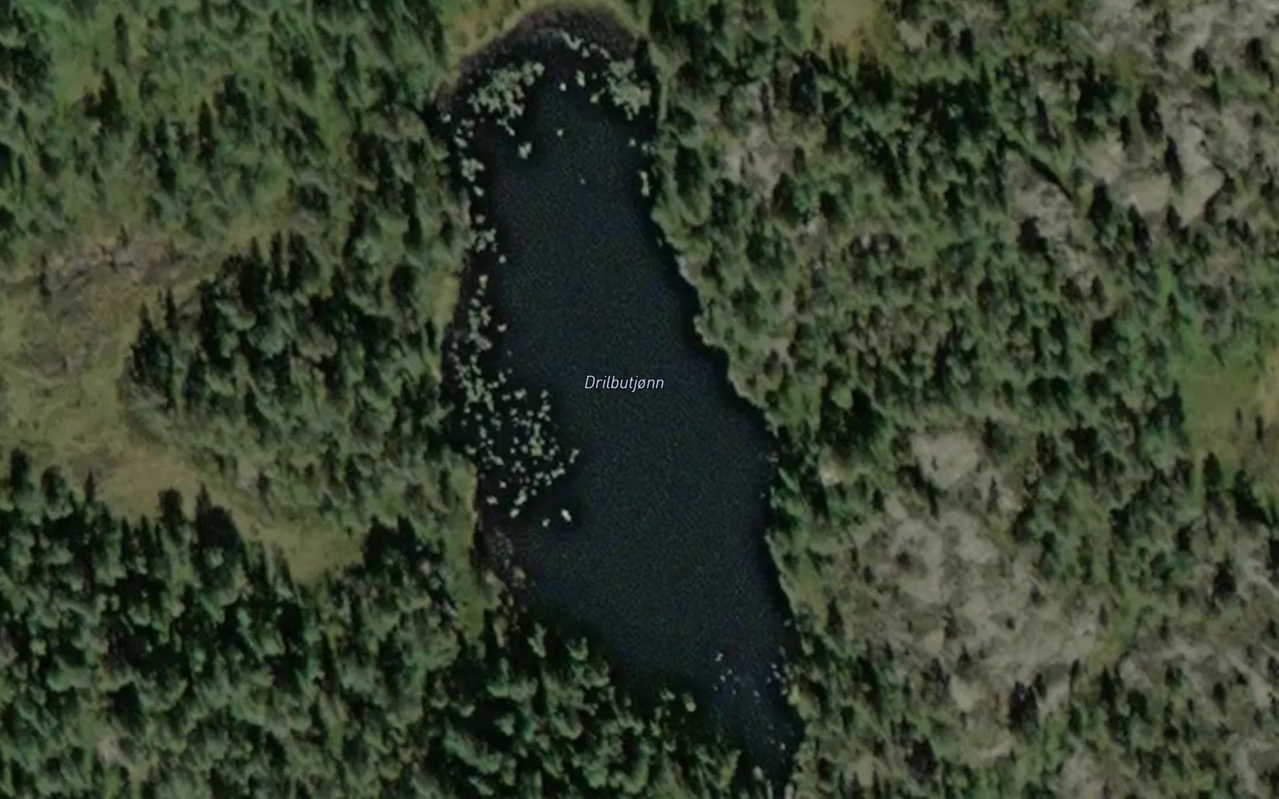Satellite map of the Drilbutjonn