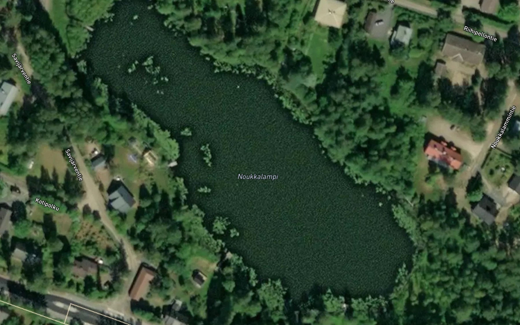 Satellite map of the Noukkalampi