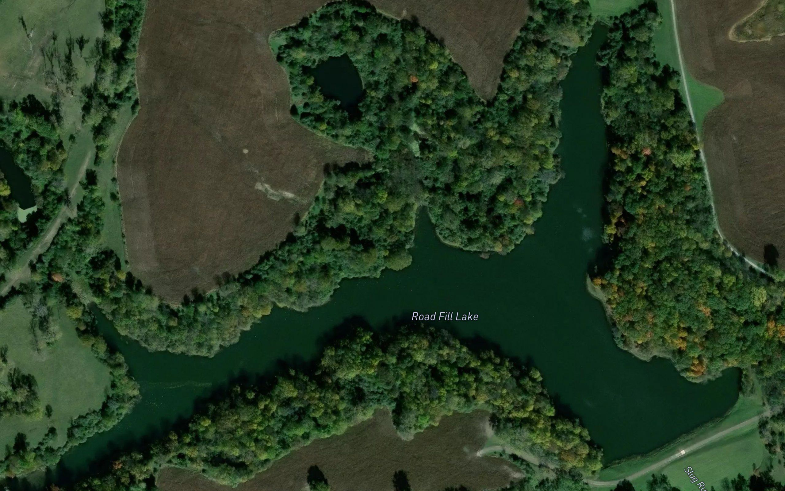 Road Fill Lake
