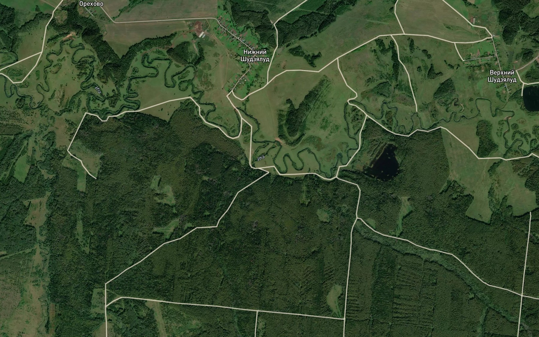 Satellite map of the Kuima