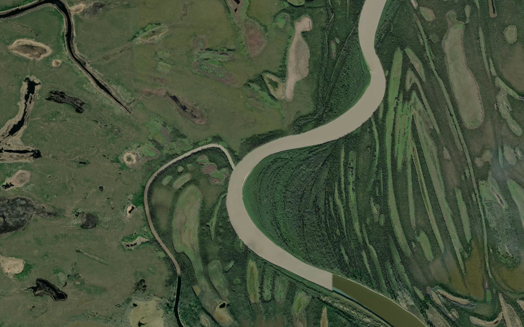 Satellite map of the Galena Creek