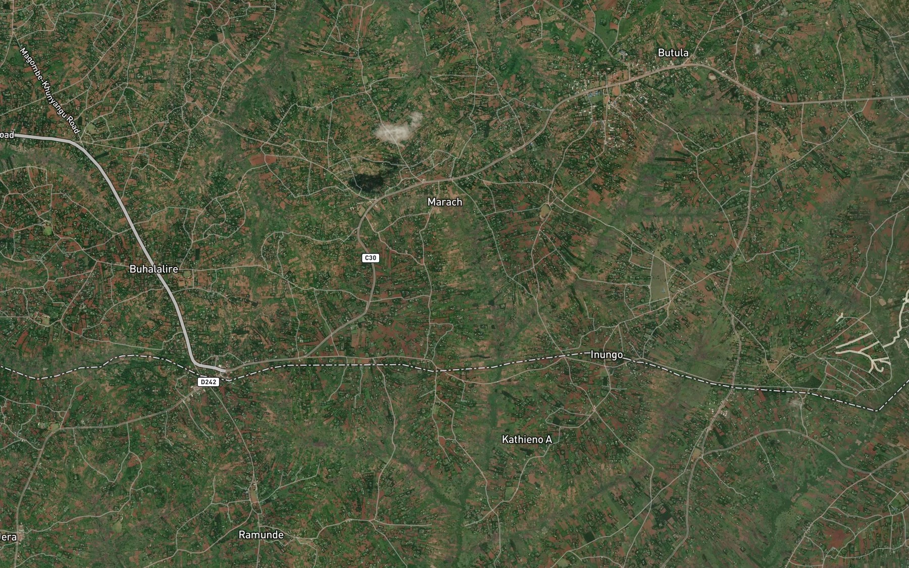 Satellite map of the Namalasire