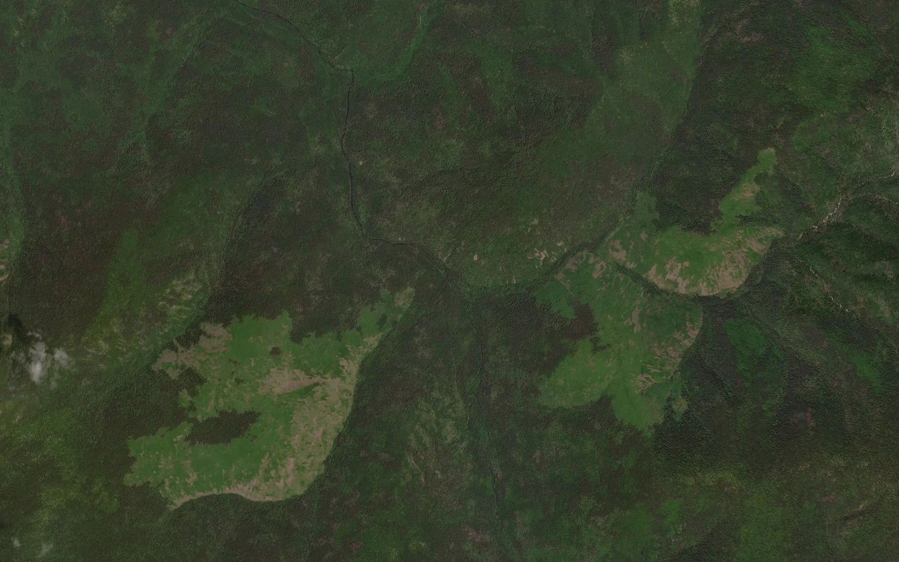 Satellite map of the Tikhiy
