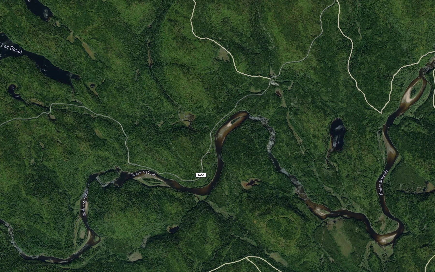 Satellite map of the Ruisseau du Depot
