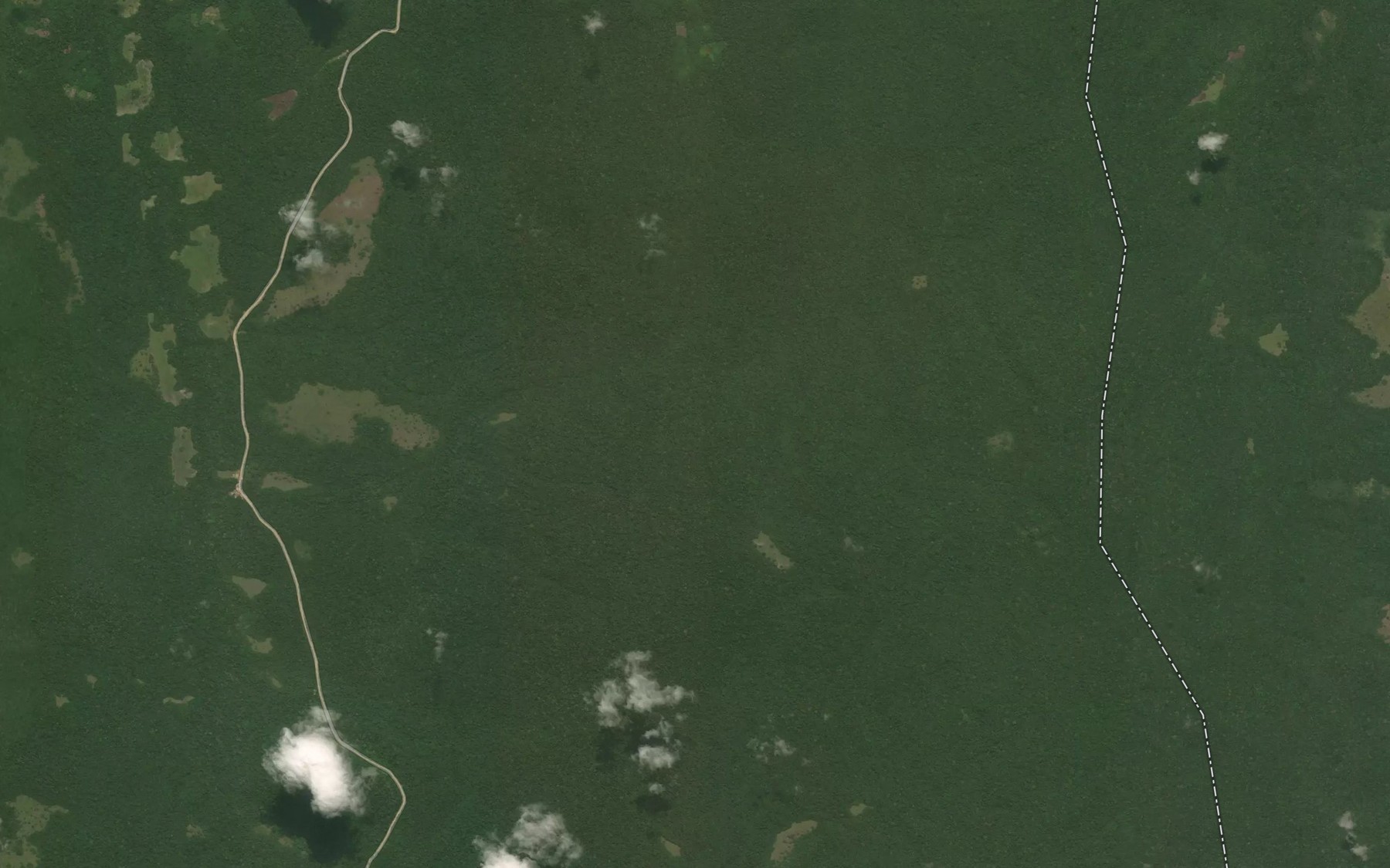Satellite map of the Ngombe