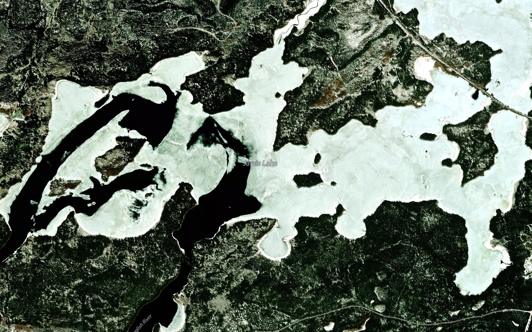 Satellite map of the Jarvis Lake