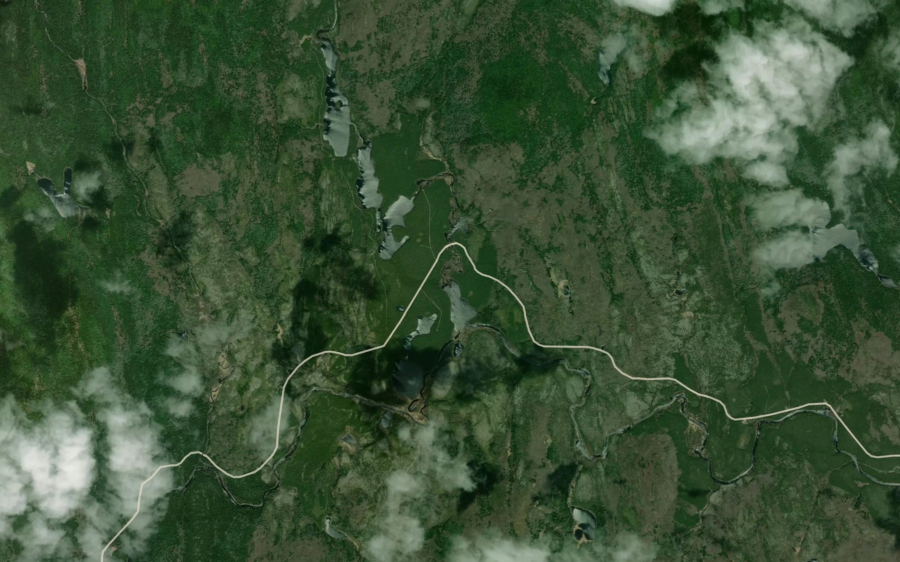 Satellite map of the Riviere Najoua Nord