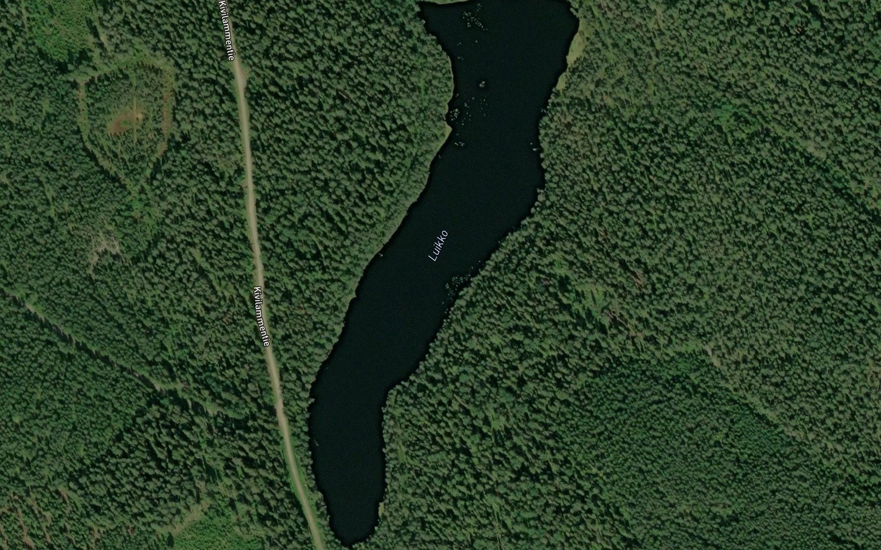 Satellite map of the Luikko