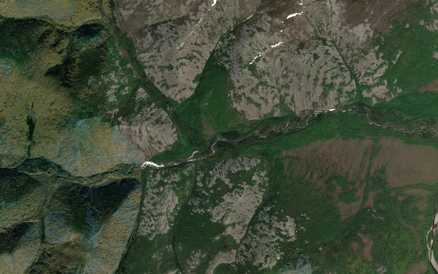 Satellite map of the Levaya Chopko
